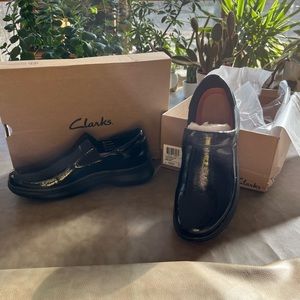 ClarksPro Gem Black Patent Leather Professional Shoes